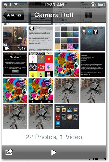 사용자 정의 콘텐츠로 iPhone 및 iPod Touch 배경화면 또는 잠금 화면 변경