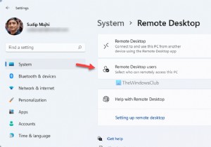 Windows 11/10에서 원격 데스크톱 사용자를 추가하거나 제거하는 방법 