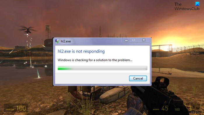 hl2.exe가 응답하지 않거나 Windows PC에서 작동이 중지된 문제 수정 