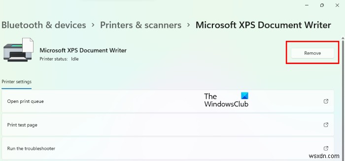 Microsoft XPS Document Writer가 작동하지 않는 문제 수정 