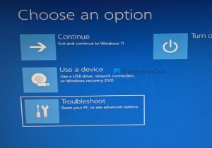 PC가 부팅되지 않을 때 고급 시작 옵션을 사용하여 Windows 11 재설정 