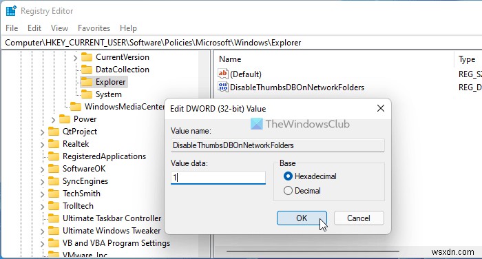 Windows Thumbs.db 파일이 생성되지 않도록 하는 방법 