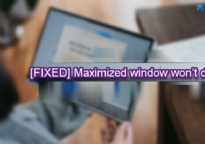 Windows 11/10에서 최대화된 창이 드래그되지 않는 문제 수정 