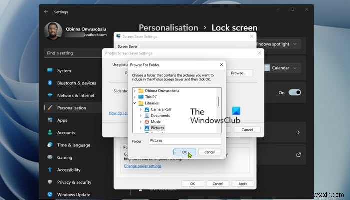 Windows 11/10에서 사진을 화면 보호기로 설정하는 방법 