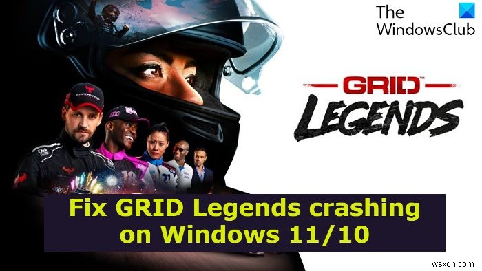 Windows PC에서 시작 시 GRID Legends 충돌 