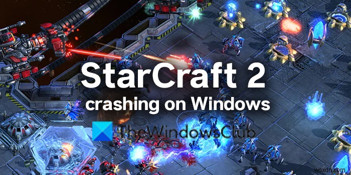 StarCraft 2는 Windows PC에서 계속 충돌하거나 정지합니다. 