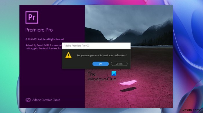 Windows 11/10에서 Premiere Pro가 충돌하거나 작동이 중지됨 