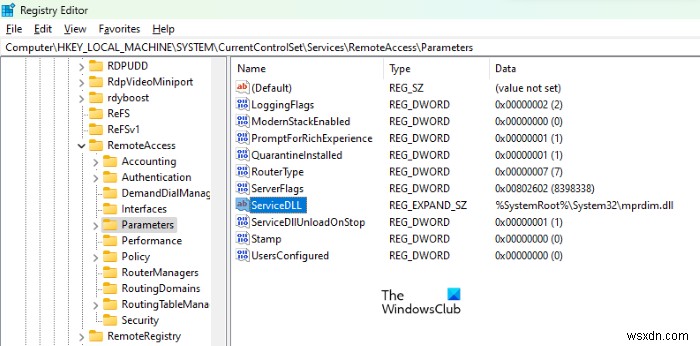 Windows 11/10에서 RRAS(라우팅 및 원격 액세스 서비스)가 시작되지 않음 