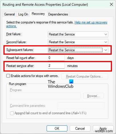 Windows 11/10에서 RRAS(라우팅 및 원격 액세스 서비스)가 시작되지 않음 