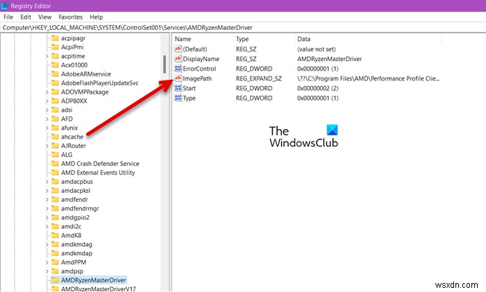 Ryzen Master Driver가 Windows PC에 제대로 설치되지 않음 