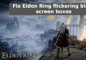 엘든 링(Elden Ring) 검은 화면 깜빡임 현상 완벽 해결 가이드