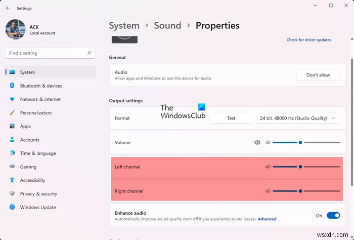 더 나은 오디오를 얻기 위해 Windows 11에서 사운드 설정을 변경하는 방법