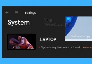 Windows 11에서 시스템 요구 사항이 충족되지 않음 알림을 제거하는 방법 