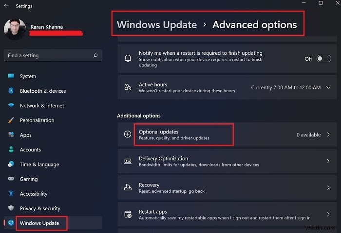 Windows 11 동적 재생 빈도가 표시되지 않거나 작동하지 않음 