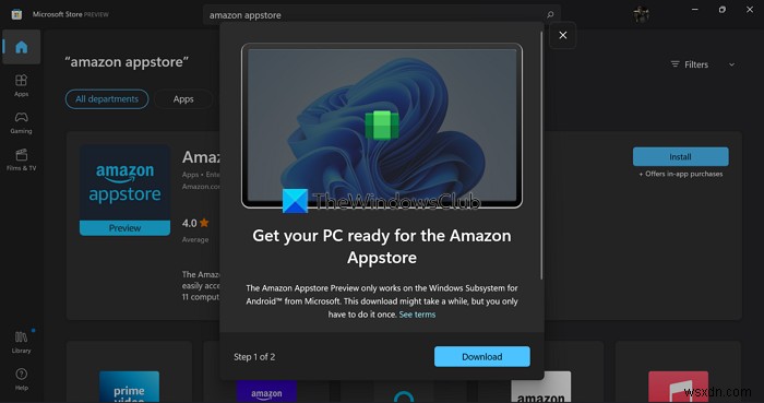 Windows 11에서 Amazon Appstore를 사용하는 방법 