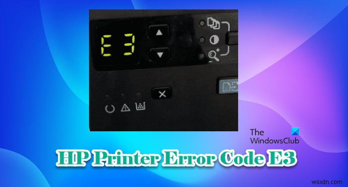 Windows 컴퓨터에서 HP 프린터 오류 코드 E3 수정 