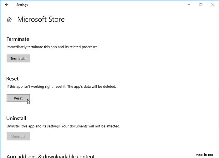 이 앱은 Microsoft Store의 회사 정책 오류로 인해 차단되었습니다. 