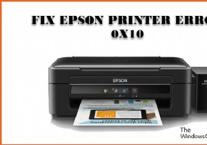 윈도우 PC에서 엡손(Epson) 프린터 오류 코드 0x10 해결하는 방법