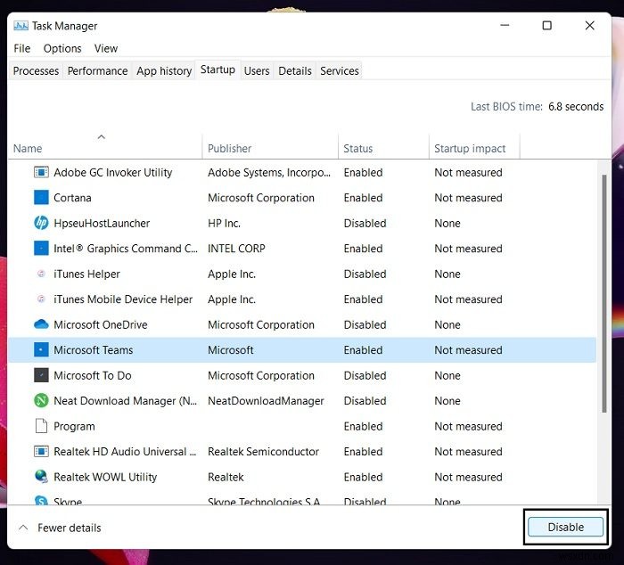 Windows 11/10에서 msedgewebview2.exe 높은 CPU 및 메모리 사용량 수정 