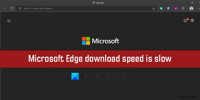Microsoft Edge 다운로드 속도가 느립니다. 다운로드 속도를 높이는 방법은 무엇입니까? 