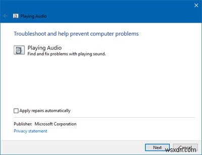 Windows 오디오 서비스는 로그인 시 다시 시작해야 소리를 다시 얻을 수 있습니다.