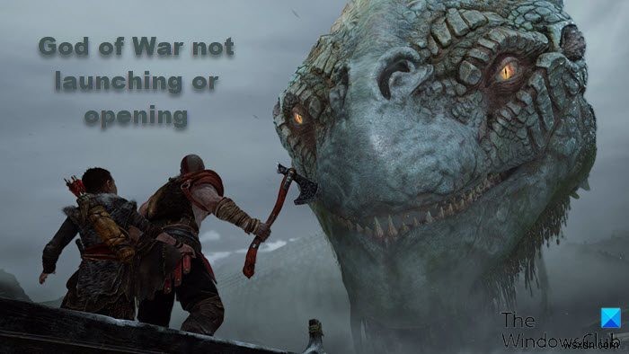 God of War가 Windows PC에서 실행되지 않거나 열리지 않음 