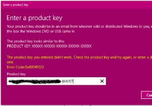 Windows 정품 인증 오류 코드 0x80041023 해결 방법