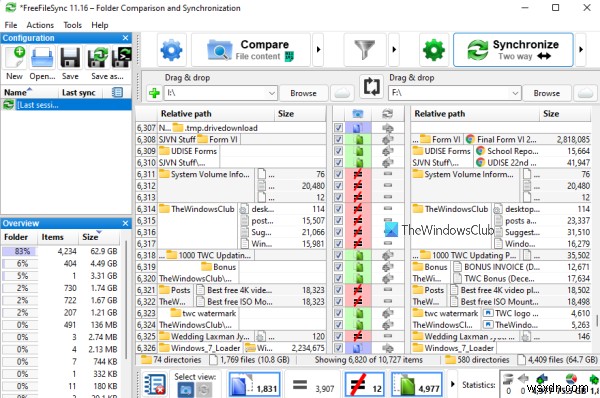 Windows 11/10에서 두 개의 외장 하드 드라이브를 동기화하는 방법 