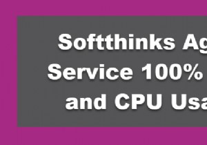 Windows 11/10에서 SoftThinks Agent Service 디스크·CPU 사용량 100% 문제 해결 방법