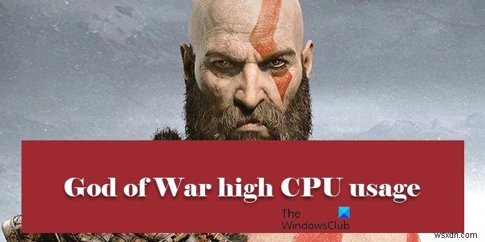 God of War Windows PC의 높은 CPU 사용량 