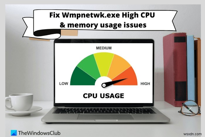Windows 11/10에서 Wmpnetwk.exe 높은 CPU 또는 메모리 사용량 수정 