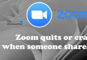 Windows PC에서 화면 공유 시 Zoom이 종료되거나 충돌할 때 해결 방법
