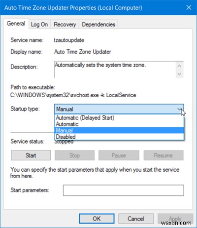 Windows 11/10에서 서비스를 활성화, 비활성화, 시작, 중지 또는 다시 시작하는 방법 