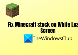 마인크래프트(Minecraft) 흰색 로딩 화면에서 멈추는 문제 해결 방법