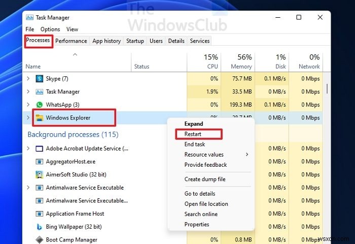 Windows 11/10에서 바탕 화면 아이콘이 표시되지 않음 