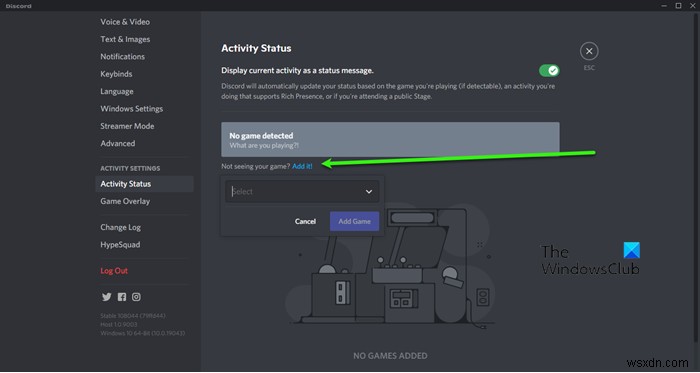 Discord 게임 감지가 작동하지 않음 [수정됨] 