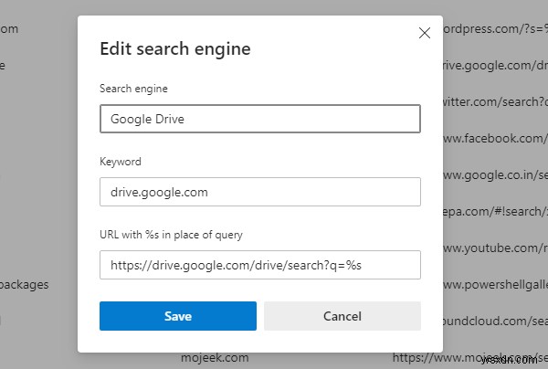 Chrome 또는 Edge 주소 표시줄에서 직접 웹사이트를 검색하는 방법 