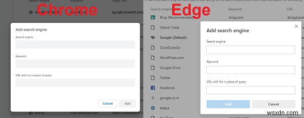 Chrome 또는 Edge 주소 표시줄에서 직접 웹사이트를 검색하는 방법 