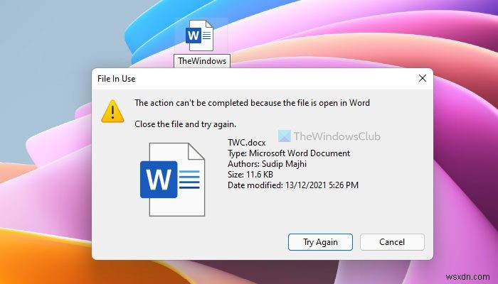 Windows 11/10에서 파일 이름을 바꿀 수 없음 