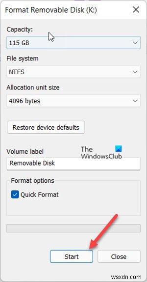 Windows 11/10에서 USB 드라이브를 여는 바로 가기 키를 만드는 방법 