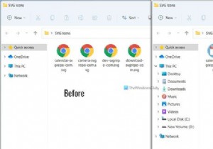 Windows 11/10의 탐색기에서 SVG 축소판 활성화 