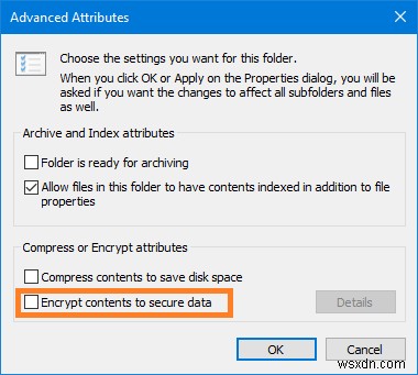 Windows 11/10에서 암호화된 폴더로 이동된 파일을 자동으로 암호화하지 않음 