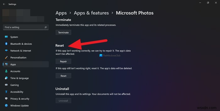Windows 11/10에서 사진 앱을 복구하거나 재설정하는 방법 