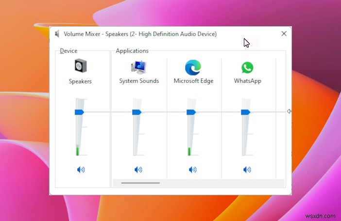 Windows 11에서 이전 볼륨 믹서를 복원하는 방법 