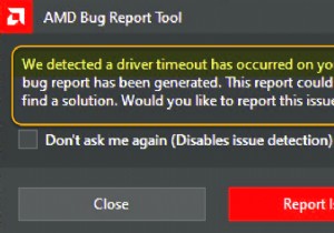 AMD 드라이버 시간 초과가 발생했습니다 오류 수정 