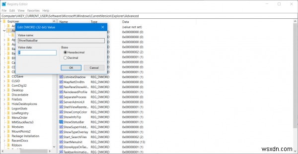 Windows 11/10의 파일 탐색기에서 상태 표시줄을 활성화 또는 비활성화하는 방법 
