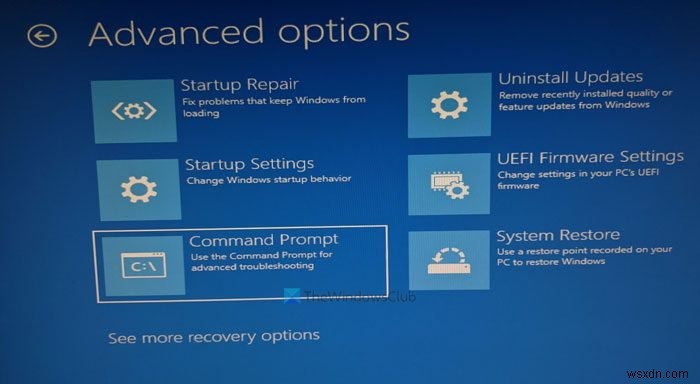 Windows 11/10에서 EFI 부트로더를 복구하는 방법 