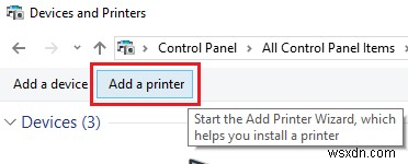 Windows에서 프린터를 추가하거나 연결할 수 없습니다. 로컬 인쇄 스풀러 서비스가 실행되고 있지 않습니다. 