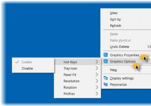 Windows 노트북에서 화면이 거꾸로 또는 옆으로 