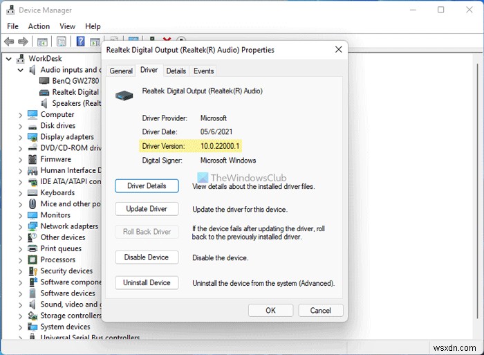 Windows 11/10에서 드라이버 버전을 확인하는 방법 